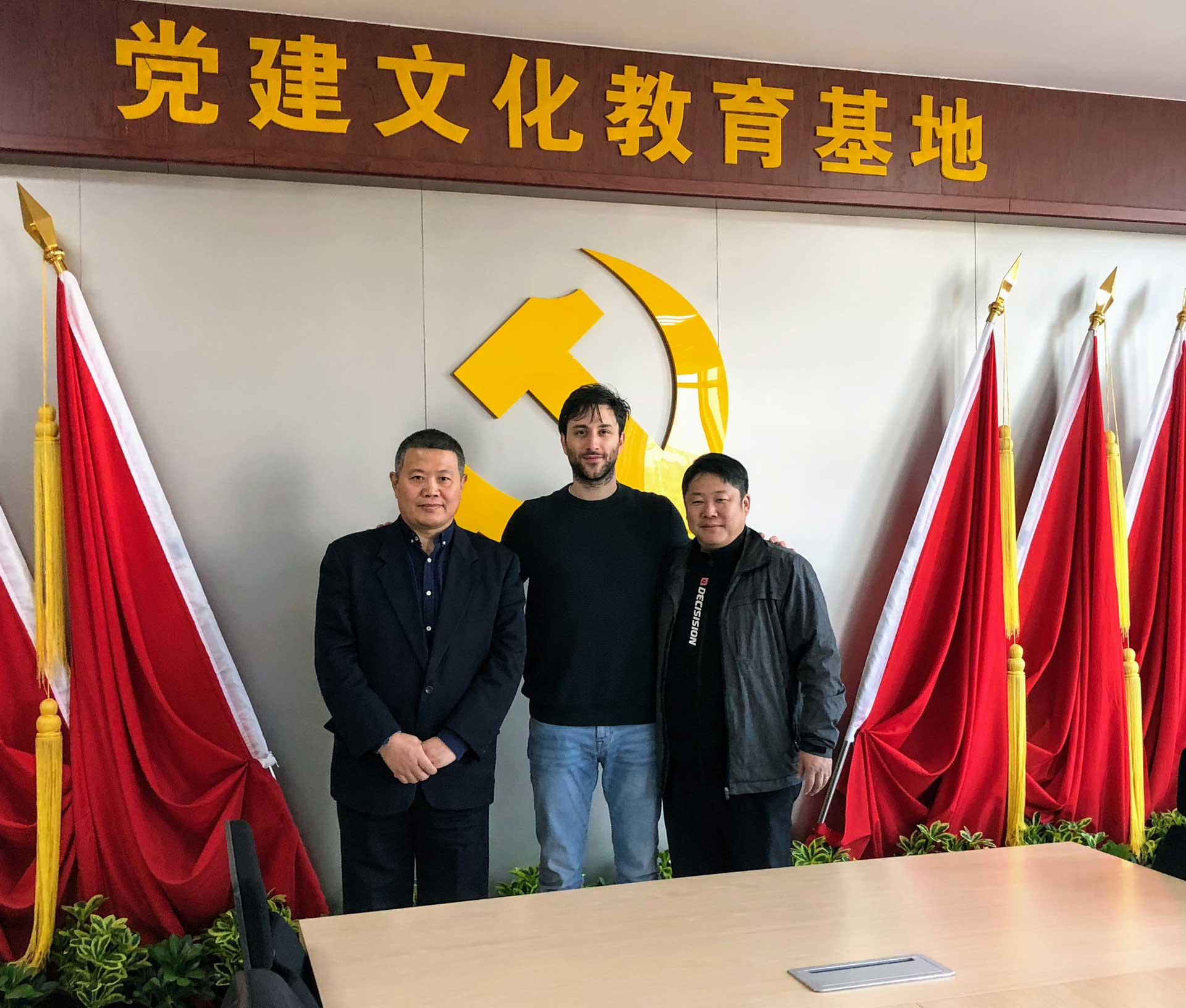 Stefano Cornacchia in Cina, ospite speciale di Tianjin al Mondiale per Club del 2019