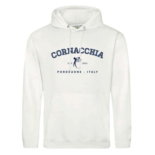 Felpa con Cappuccio - Bianco