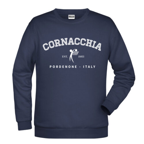 Felpa Girocollo - Blu